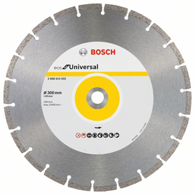 Diamantdoorslijpschijf 300x20mm Bosch Eco for Universal Segmented