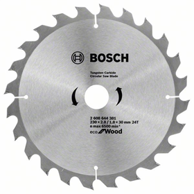 Zaagblad 230x30mm T24 Bosch ECO for Wood
