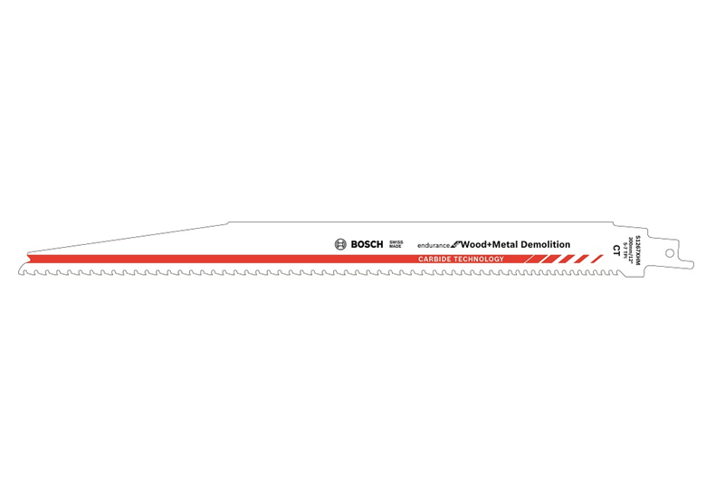 Zaagblad voor de reciprozaag 300mm Bosch Endurance for Wood and Metal Demolition