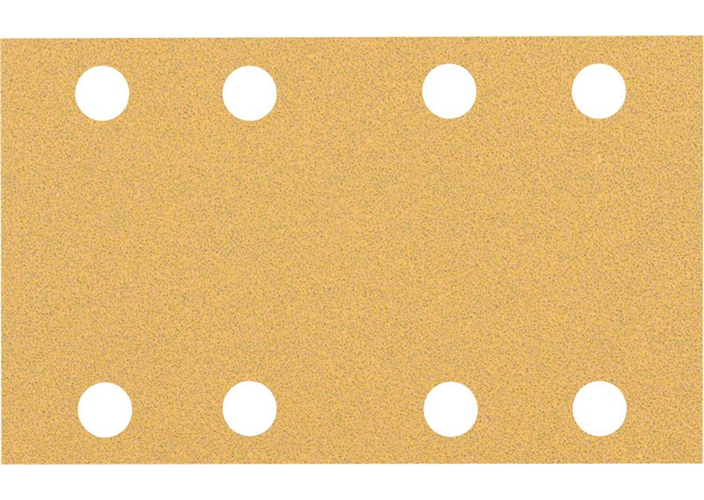 Schuurpapier met 8 gaten, 80 x 133 mm, K 80, 10 st. Bosch EXPERT C470