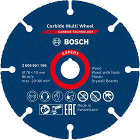 Zaagblad 76x10mm Bosch EXPERT Carbide Multi Wheel