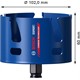 Gatenzaag 102 x 60 mm Bosch EXPERT Construction Material