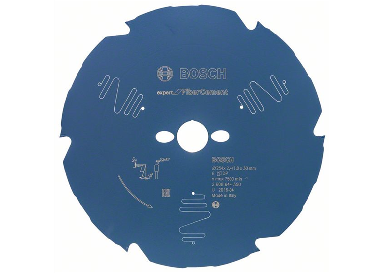 Cirkelzaagblad 254x30mm T6 Bosch Expert for Fiber Cement