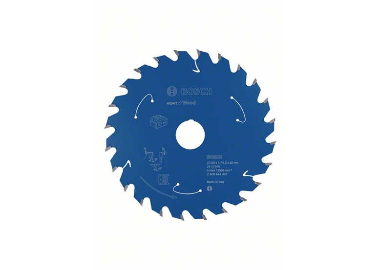 Cirkelzaagblad 120x20mm, 24 Bosch Expert for Wood