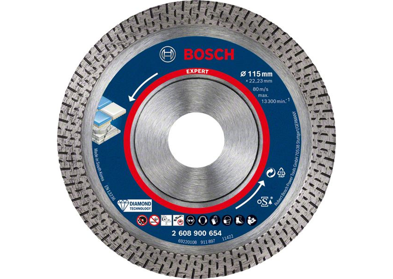 Diamant doorslijpschijf 115x22,23x1,4x10mm Bosch EXPERT HardCeramic