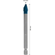 Boor 8x90mm Bosch EXPERT HEX-9 HardCeramic