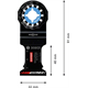 Zaagblad voor multifunctionele gereedschappen 40x32 mm, 5 stuks Bosch EXPERT MetalMax AIZ 32 AIT