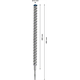 Slagboor 25x400x450mm Bosch EXPERT SDS plus-7X