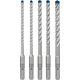 Set van hamerboren 6/6/8/8/10 mm, 5 stuks Bosch EXPERT SDS plus-7X