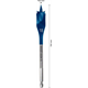 Platte boor 18 x 152 mm Bosch EXPERT Self Cut Speed