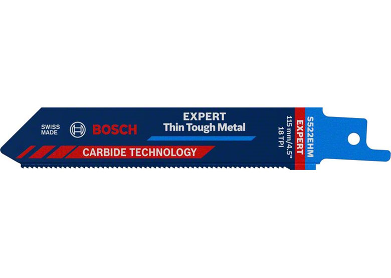 Reciprozaagblad, 1st. Bosch EXPERT Thin Tough Metal S 522 EHM