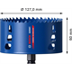 Gatenzaag 127 x 60 mm Bosch EXPERT Tough Material