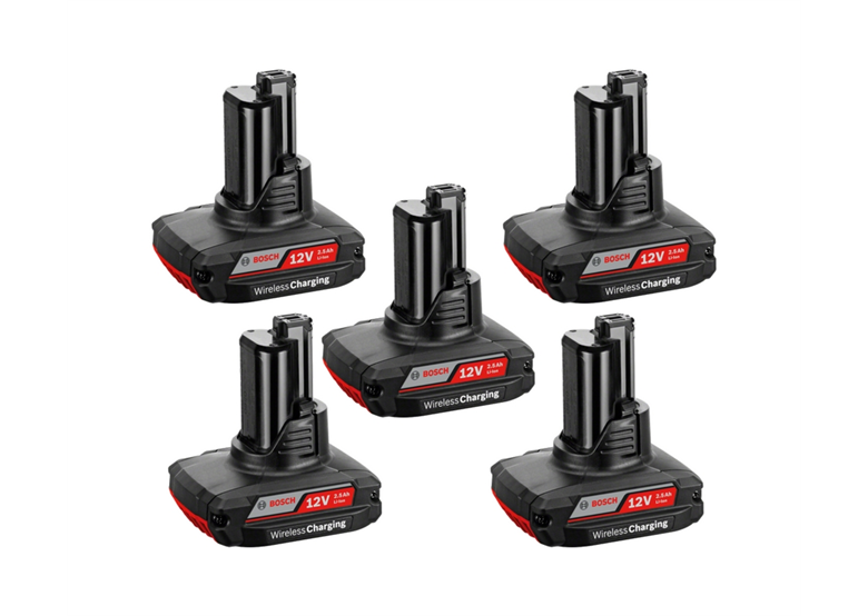 Set accu's Wireless Charging Bosch GBA 12V 2,5Ah OW-B