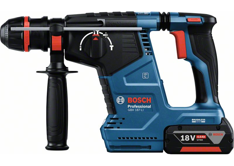 Boorhamer Bosch GBH 187-LI One Chuck 2x5.0Ah