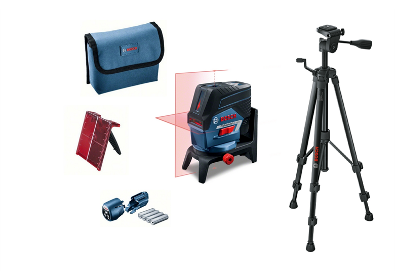 Lijn- en puntlaser met statief BT 150 Bosch GCL 2-50 C