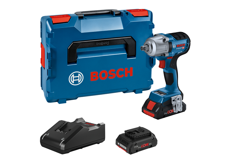 Slagmoersleutel Bosch GDS 18V-450 PC 2x4.0Ah