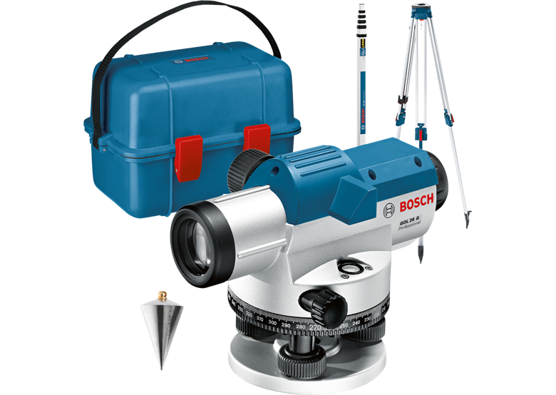 Optisch nivelleertoestel Bosch GOL 26 G + BT 160 + GR500