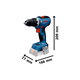 Boor-schroefmachine Bosch GSR 18V-65 L-BOXX