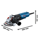 Haakse slijpmachine Bosch GWS 17-125 PSB