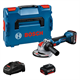Haakse slijper Bosch GWX 18V-10 2x5.0Ah