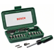 Bitset Professional 46-delig met schroevendraaier Bosch Robust Line Sx Extra Hart