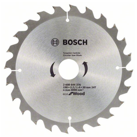 Cirkelzaagblad voor hout 160x20mm T24 Bosch Speedline ECO Wood