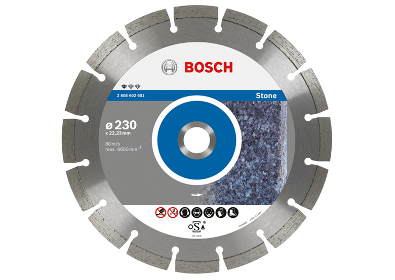Diamantdoorslijpschijf 150mm Bosch Standard for Stone