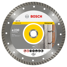 Diamant slijpschijf universeel 125x22,23x2mm Bosch Standard for Universal Turbo
