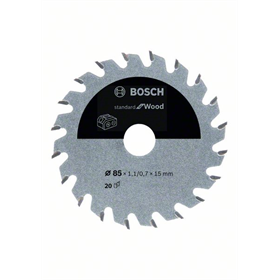 Zaagblad 85x15mm, 20 Bosch Standard for Wood