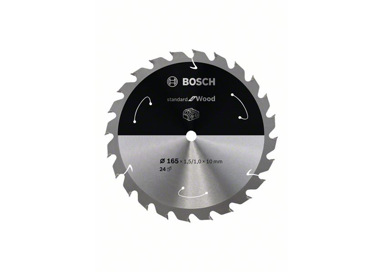 Zaagblad 165x10mm, 24 Bosch Standard for Wood