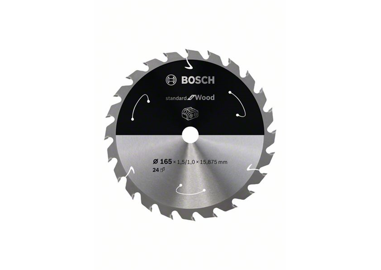 Zaagblad 165x15.9mm, 24 Bosch Standard for Wood