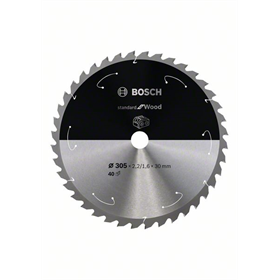 Cirkelzaagblad 305x30mm, 40 Bosch Standard for Wood