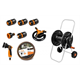 Slangenwagen incl. slang 20m en hulpstukken Bradas BLACK LINE ECO-AG26020SET2