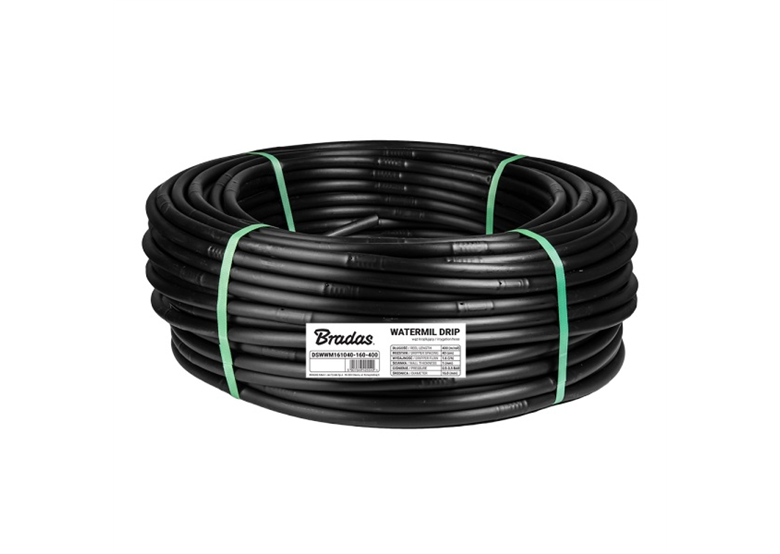 Druppelslang 100m met gaten om de 60cm WATER DRIP Bradas Watermil Drip