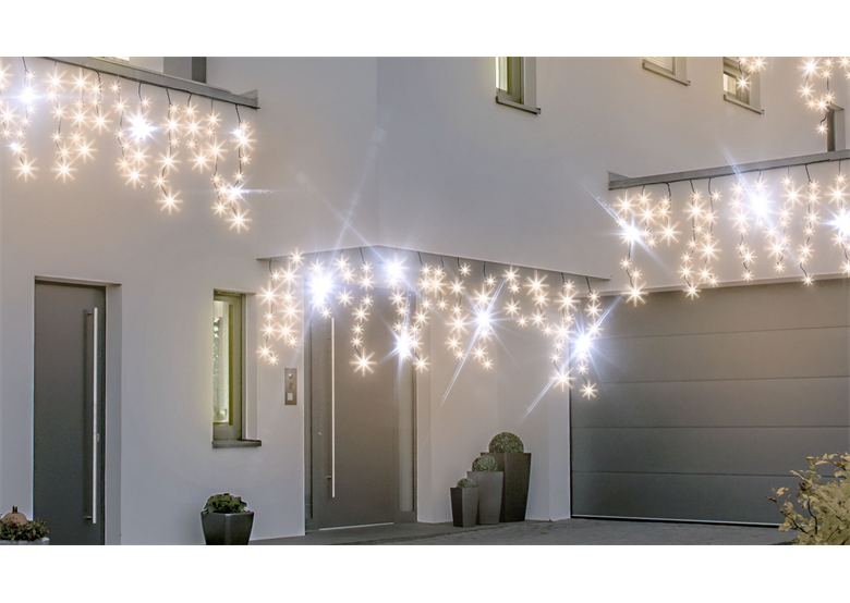LED-lichtgordijn, ijspegels, Flash effect Bulinex 13-568