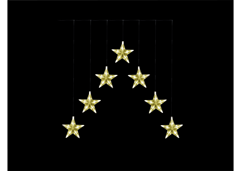 Lichtgordijn /  Kerstverlichting (sterren) Bulinex 21-628