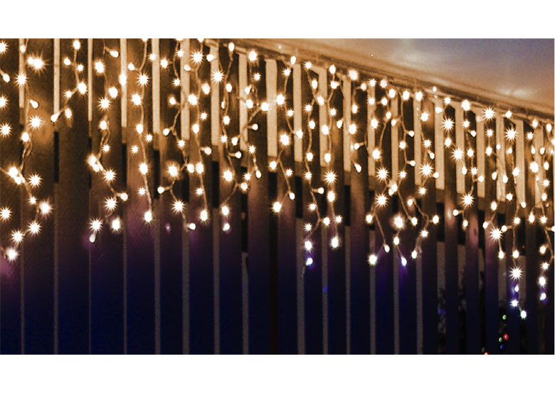 Kerstverlichting voor binnen LED ijspegels effect 100 4,8mtr Bulinex 37-638