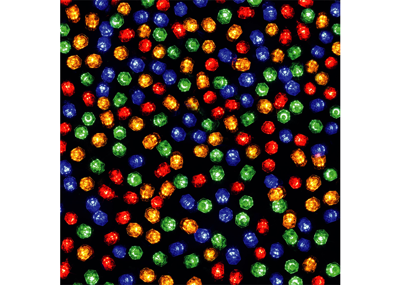 Kerstverlichting voor binnen 100 x oranje LED 4,9 mtr Bulinex 38-461