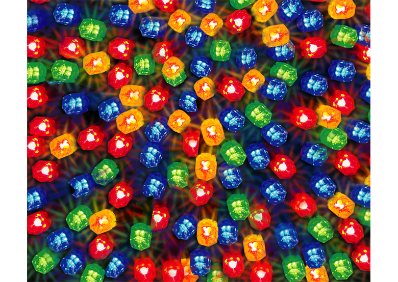 Kerstverlichting voor buiten met extra contra-stekker 120 gekleurd LED 11,9 m Bulinex 38-491