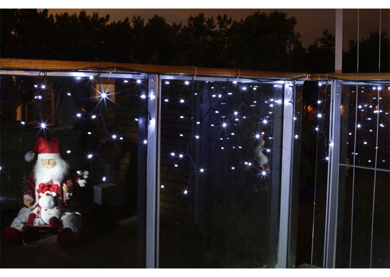 Kerstverlichting voor buiten 60 x LED ijspegel effect 2,8mtr Bulinex 38-628