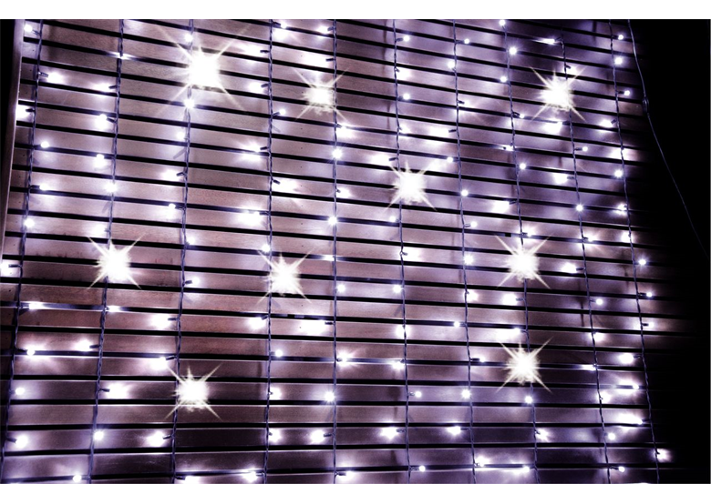 Buiten lichtgordijn LED met verwisselbare koord met FLASH effect Bulinex 38-912