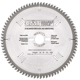 Zaagblad voor laminaten 165x20mm T56 Cmt 296.165.56H