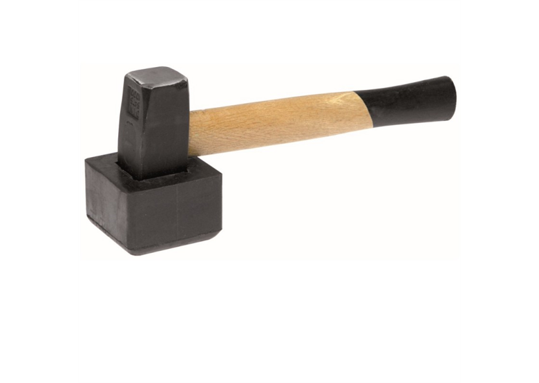 Straathamer 1,5 kg met rubberen kap  Dedra 13M15