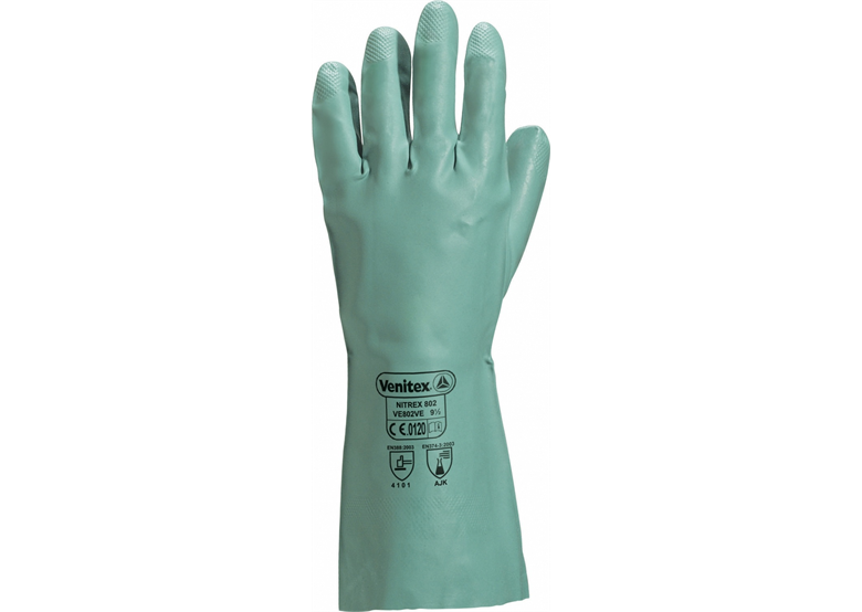 Nitril Handschoenen, groen, maat 8,5 DeltaPlus Venitex NITREX 802