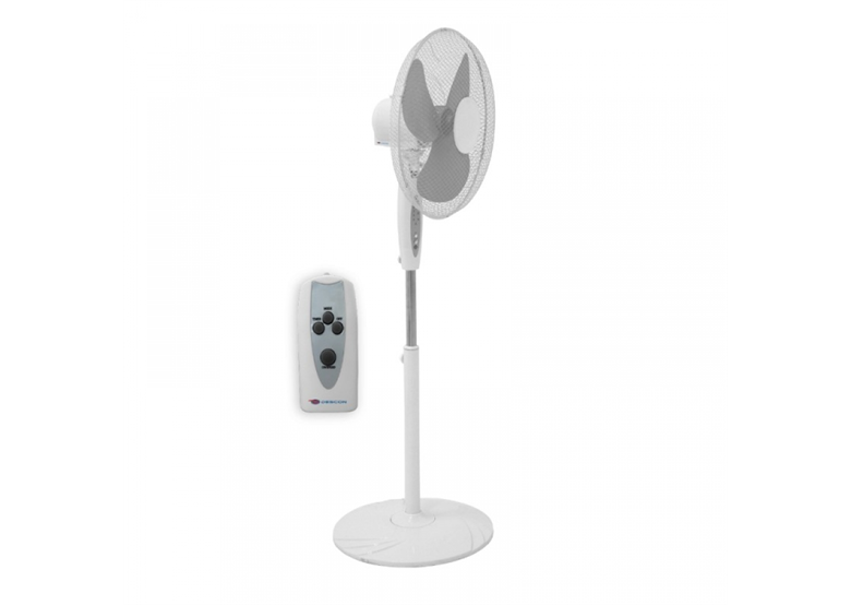 Ventilator staande met afstandsbediening (wit) Descon DA-1603