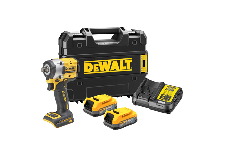 Slagmoersleutel DeWalt 18V XR DCF921E2T 2x1.7Ah