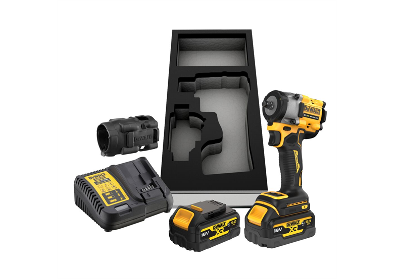 Slagmoersleutel DeWalt 18V XR DCF923P2G 2x5.0Ah