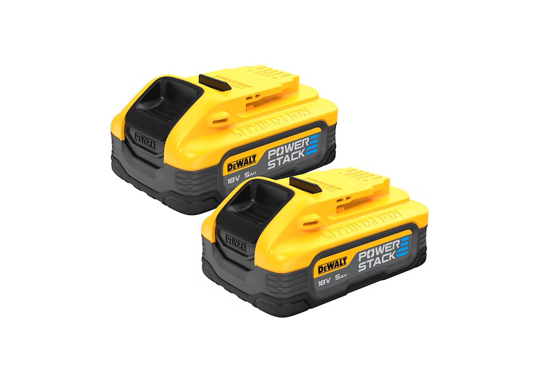 2 x 18V 5.0Ah accu's DeWalt DCBP518H2