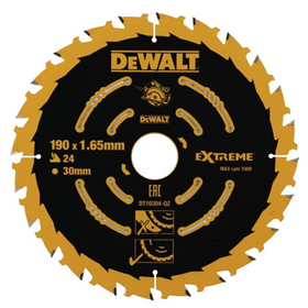 Cirkelzaagblad Extreme 190x30mm DeWalt DT10304