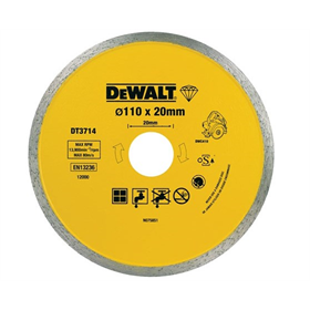 Diamantzaagblad 110 mm DeWalt DT3715